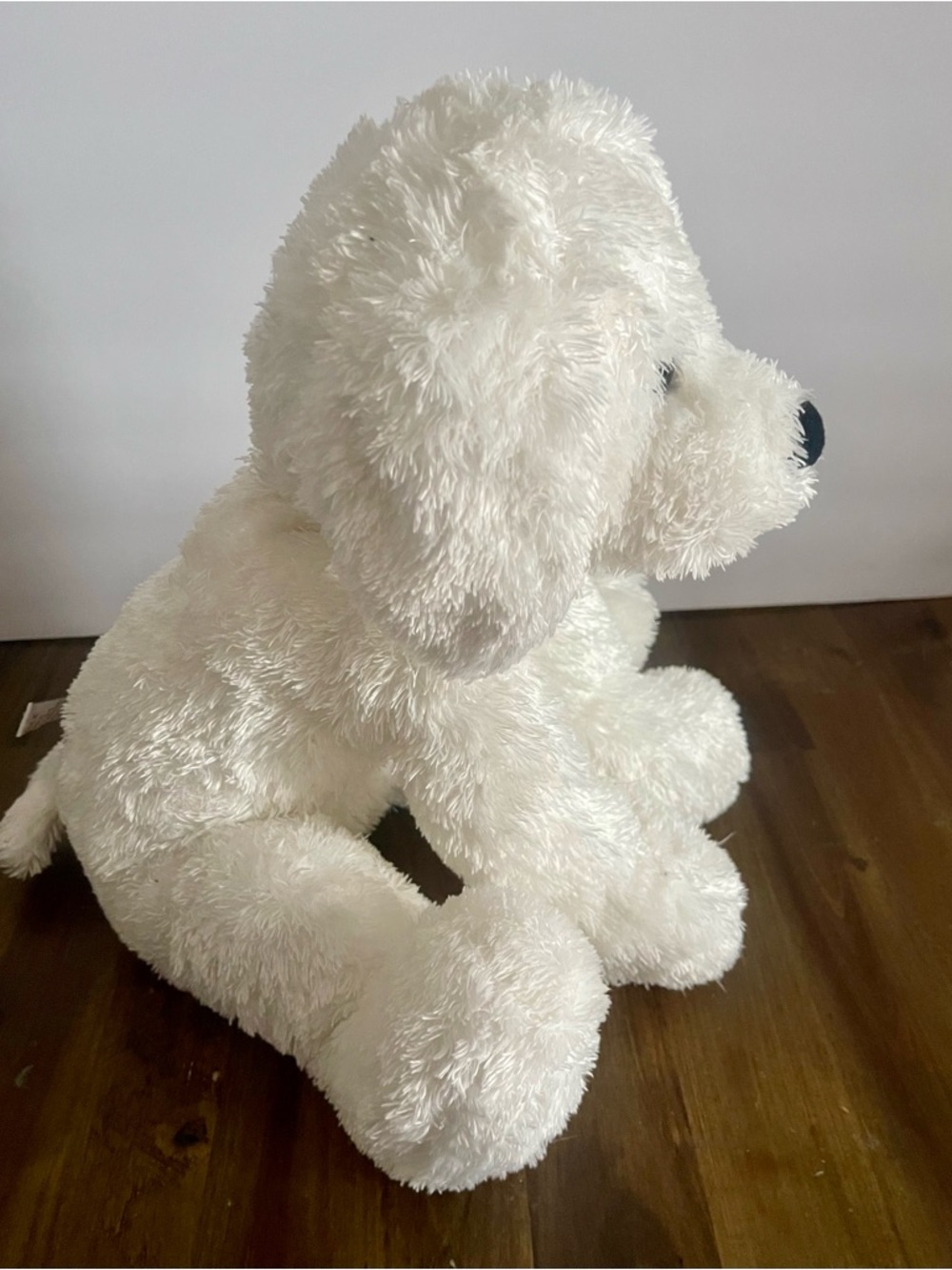 Vintage Gund White Puppy Dog 43334 Plush 17" Boscov's Blizzard Stuffed Animal - Picture 4 of 6